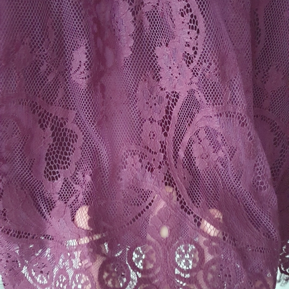 💚💎3/$30 Plum laced dress - Picture 2 of 4